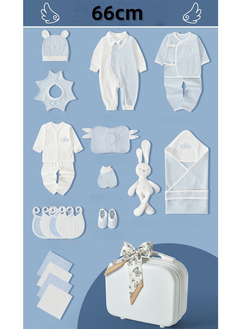 MIXDE 23 pieces of baby clothes, newborn gift box set, newly born one month old baby meeting gift supplies, light luxury high-end - Image 4